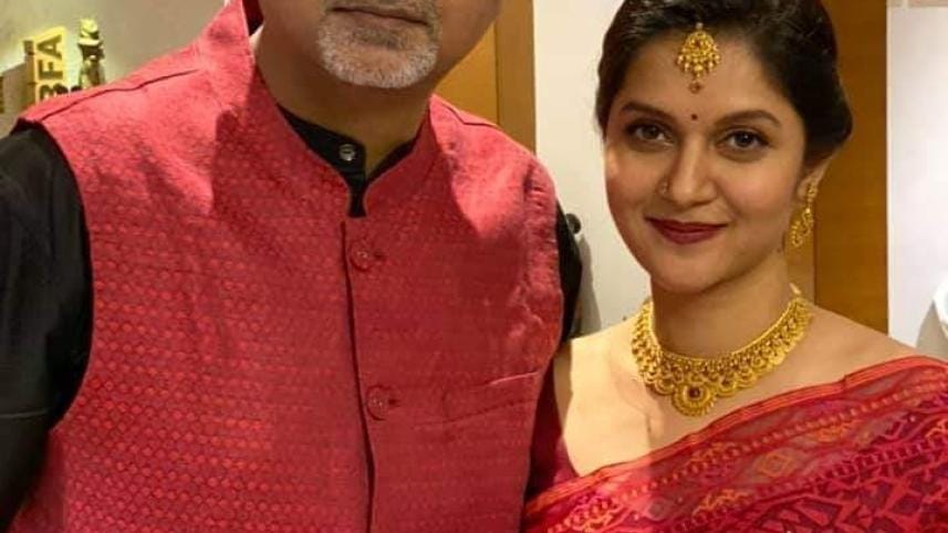 A photo from Srijit and Mithila's marriage ceremony