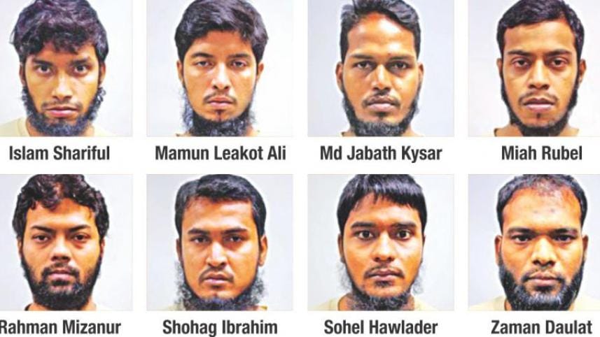 Singapore arrested eight Bangladeshis