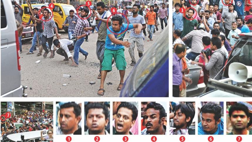 Attack on Khaleda at Karwan Bazar