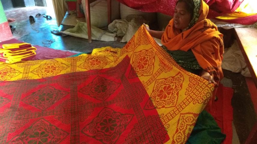 Nakshi kantha in Chapainawabganj