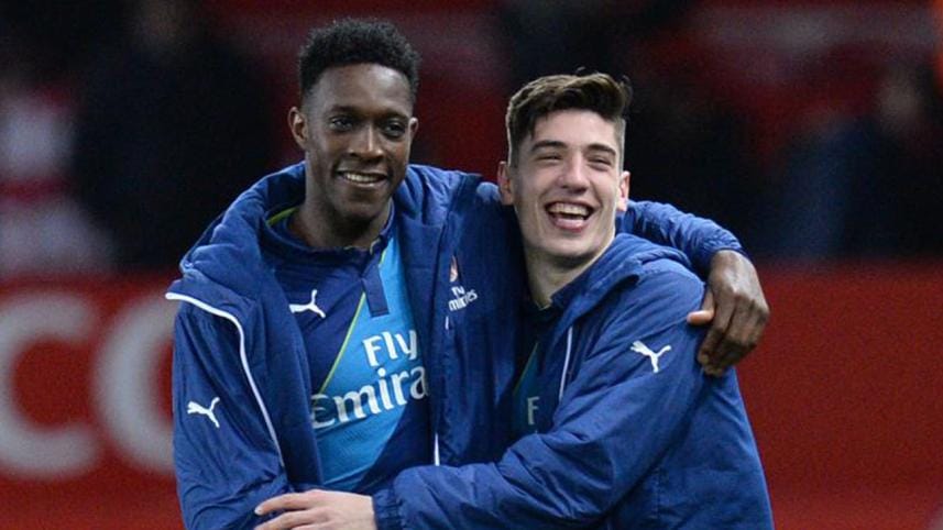 Danny Welbeck and Hector Bellerin