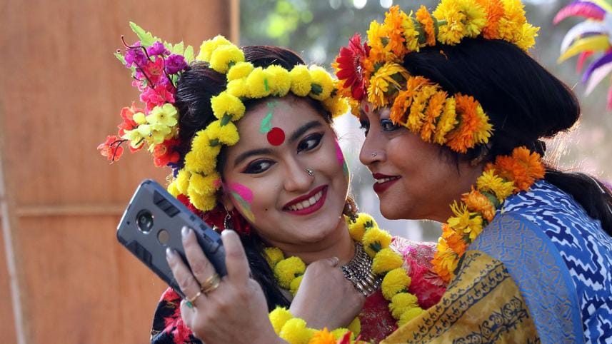 Pahela Falgun celebrate