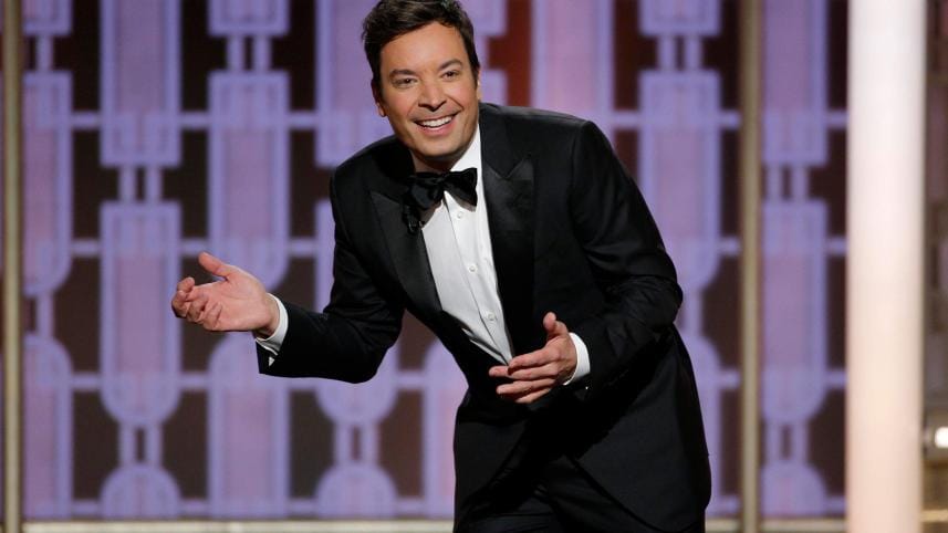 The host of the night, Jimmy Fallon