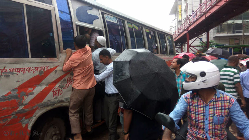 Rainy weather in Bangladesh
