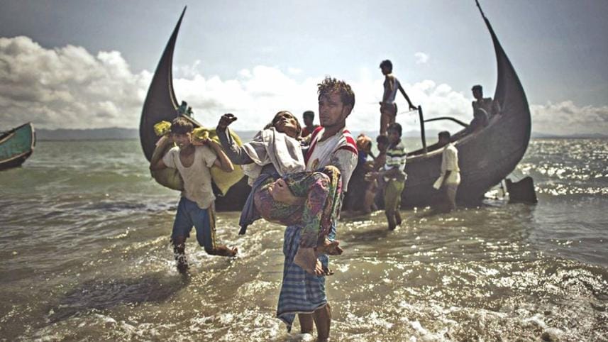 Rohingya Refugees at Rakhine State