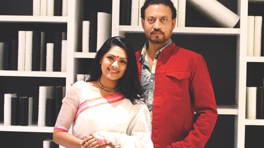 Tisha with Irrfan Khan