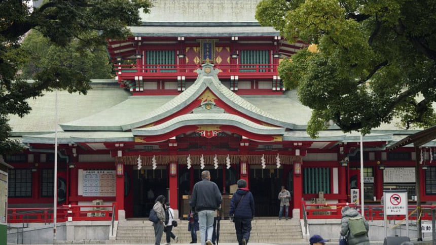 Tomioka Hachimangu shrine in Tokyo Tomioka Hachimangu shrine in Tokyo