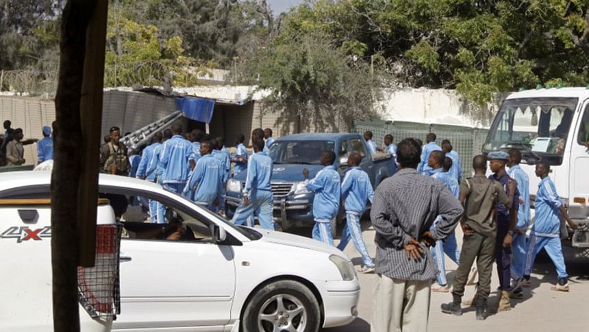 Somali police cadets arrive to help Somali police cadets arrive to help