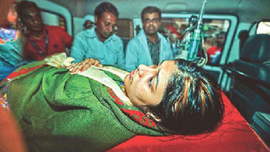 US-Bangla plane crash survivors Almun Nahar Annie US-Bangla plane crash survivors Almun Nahar Annie