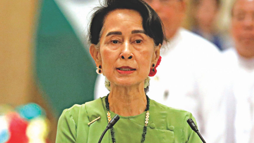 Suu Kyi sets out aid plan to end Rohingya crisis Suu Kyi sets out aid plan to end Rohingya crisis