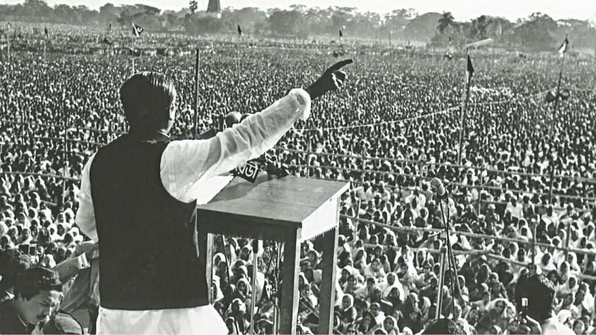 Bangabandhu's historic speech at the Racecourse on March 7 Bangabandhu's historic speech at the Racecourse on March 7