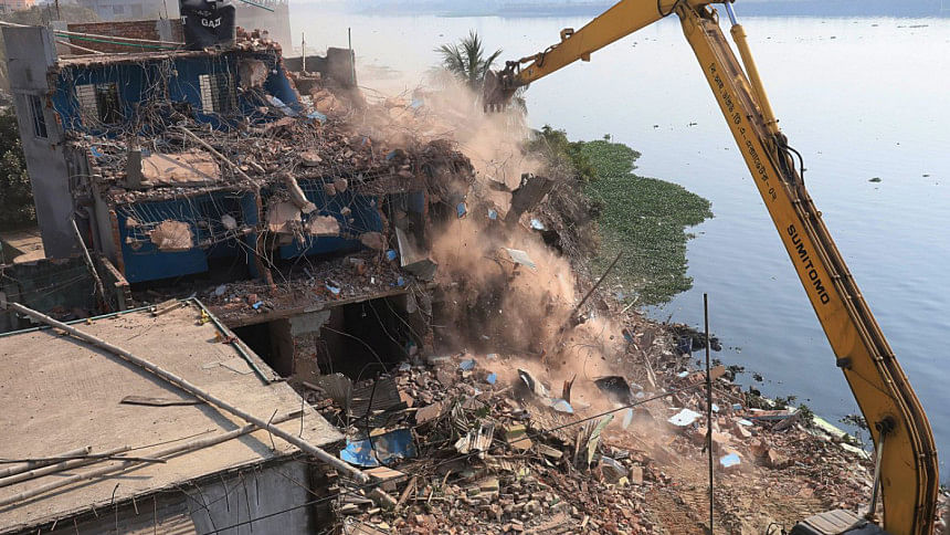 Eviction Drive Faces Obstruction In Dhaka's Keraniganj; 5 Hurt