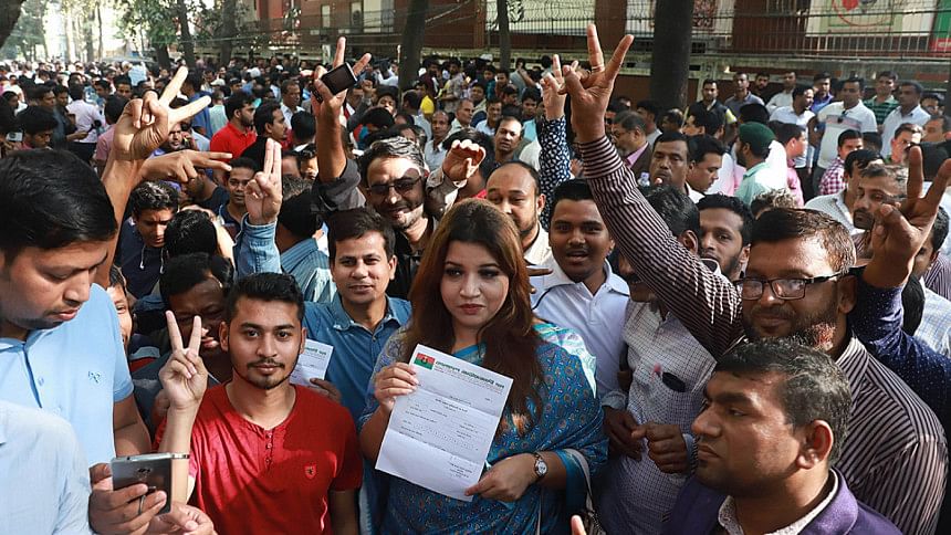 BNP resumes the distribution of nomination lett BNP resumes the distribution of nomination lett