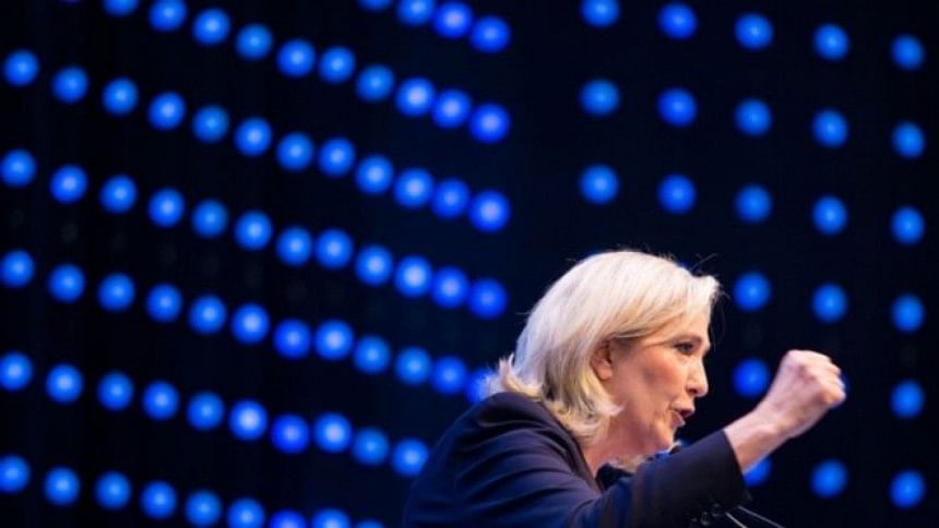Marine Le Pen Marine Le Pen said the French must have the same referendum