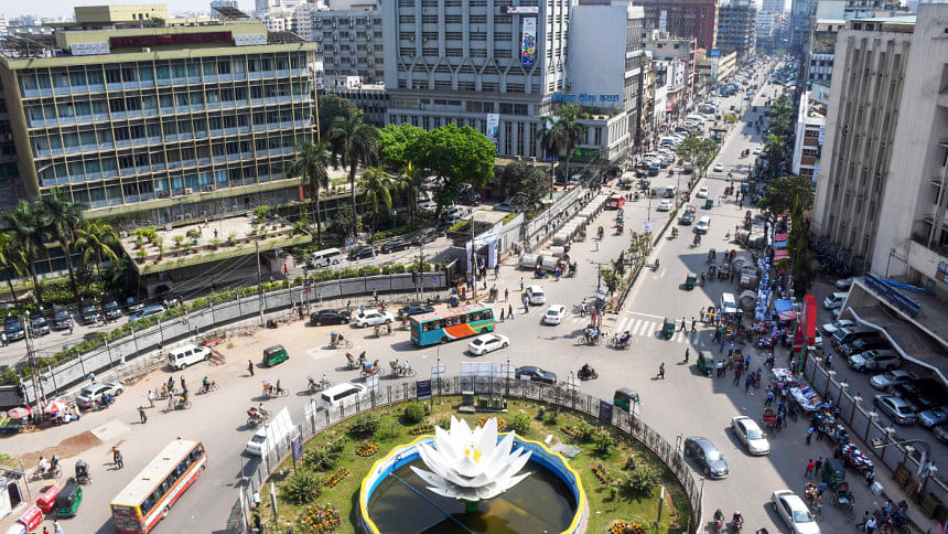 Shapla Square in Motijheel Shapla Square in Motijheel