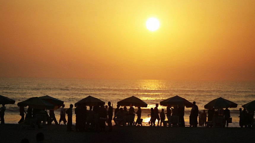 beach in Cox's Bazar beach in Cox's Bazar
