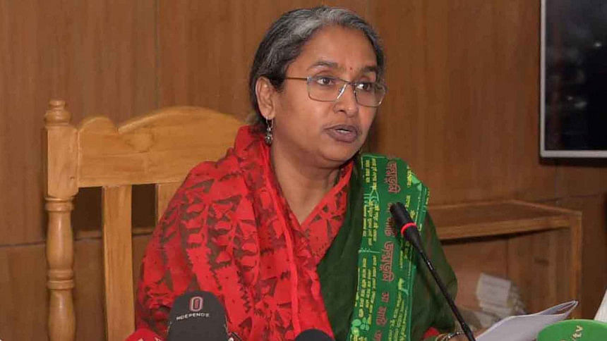 Education Minister Dipu Moni Education Minister Dipu Moni