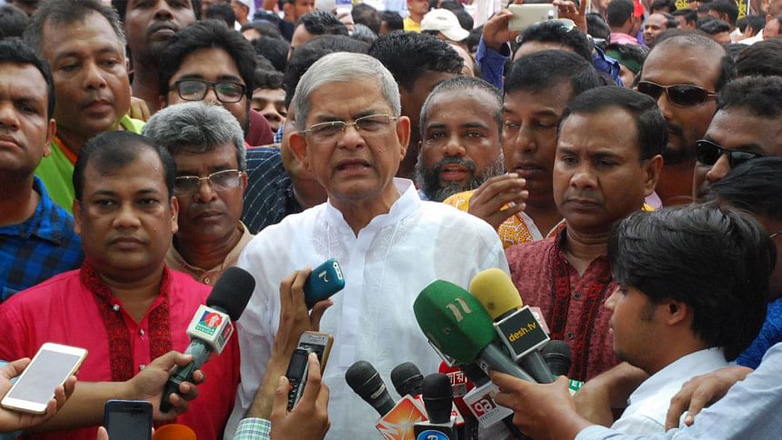 BNP Secretary General Mirza Fakhrul Islam Alamgir on August 19 BNP Secretary General Mirza Fakhrul Islam Alamgir on August 19