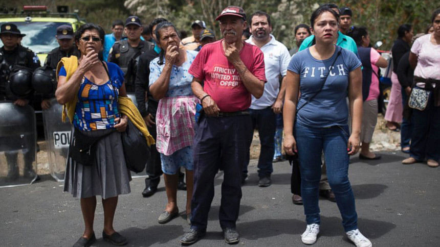 Guatemala children shelter fire Guatemala children shelter fire