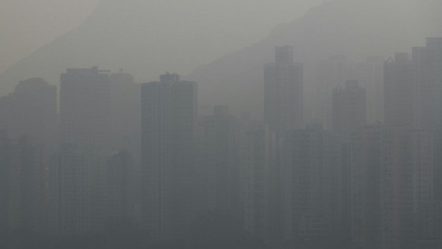 The air quality in Hong Kong The air quality in Hong Kong