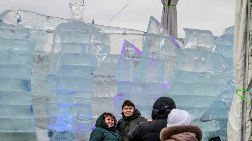 Cristiano Ronaldo ice sculpture Cristiano Ronaldo ice sculpture