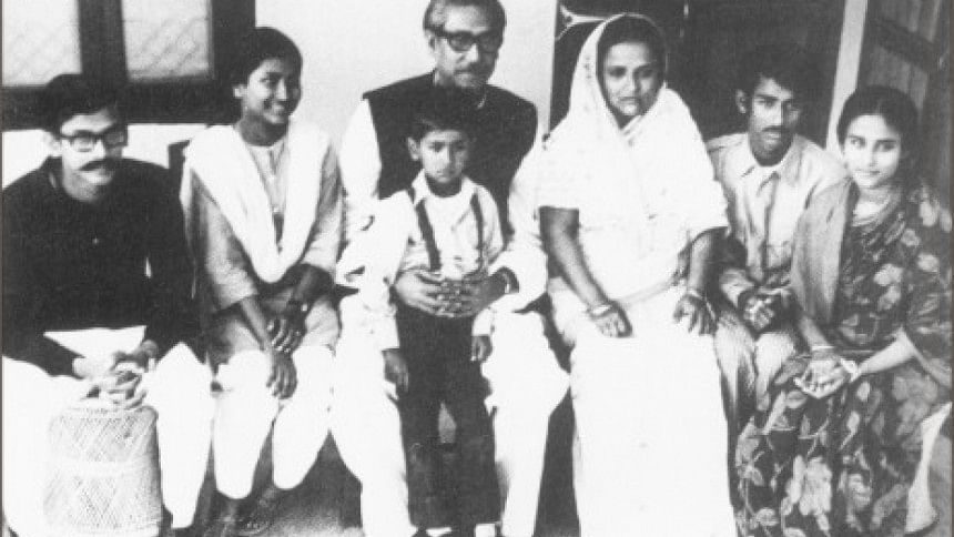 Bangabandhu with his family Bangabandhu with his family