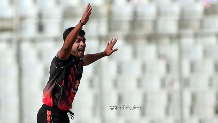 Young pace bowler Abu Jayed Young pace bowler Abu Jayed