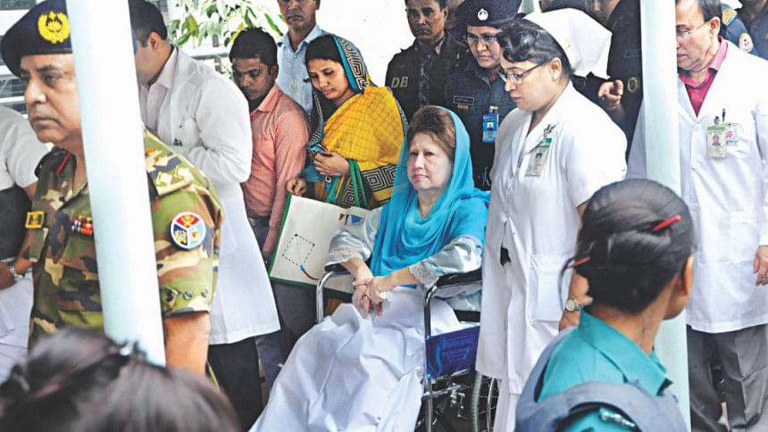 Khaleda Zia's present health condition reports Khaleda Zia's present health condition reports