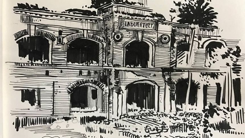 two-storey building