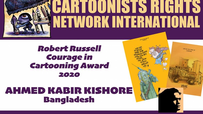 Robert Russell Courage in Cartooning Award 2020 Robert Russell Courage in Cartooning Award 2020