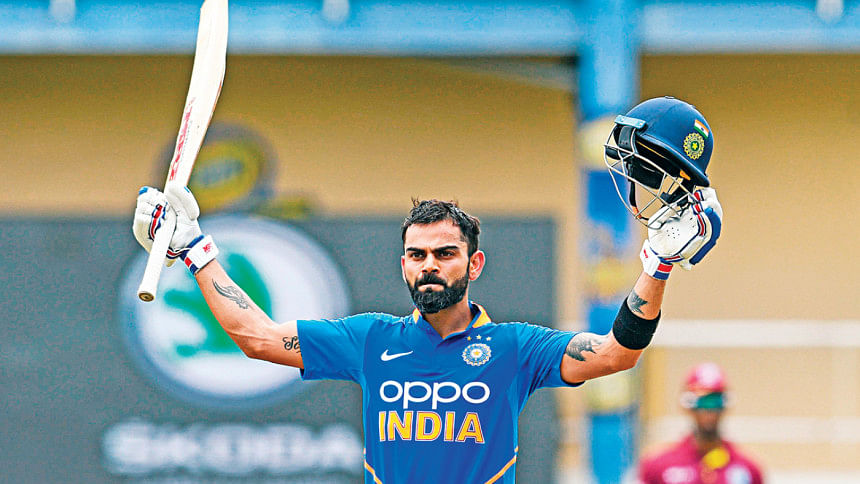 Kohli Hits 42nd Ton, Gayle Sets Record | The Daily Star