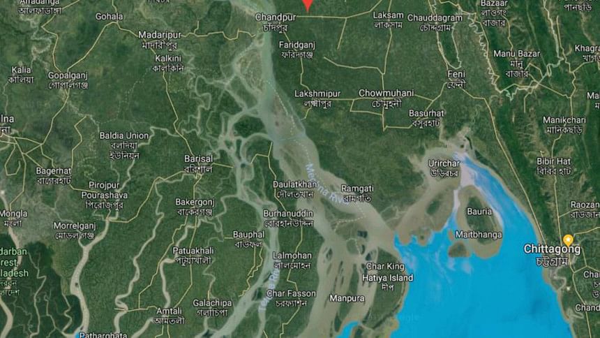 Meghna river Meghna river