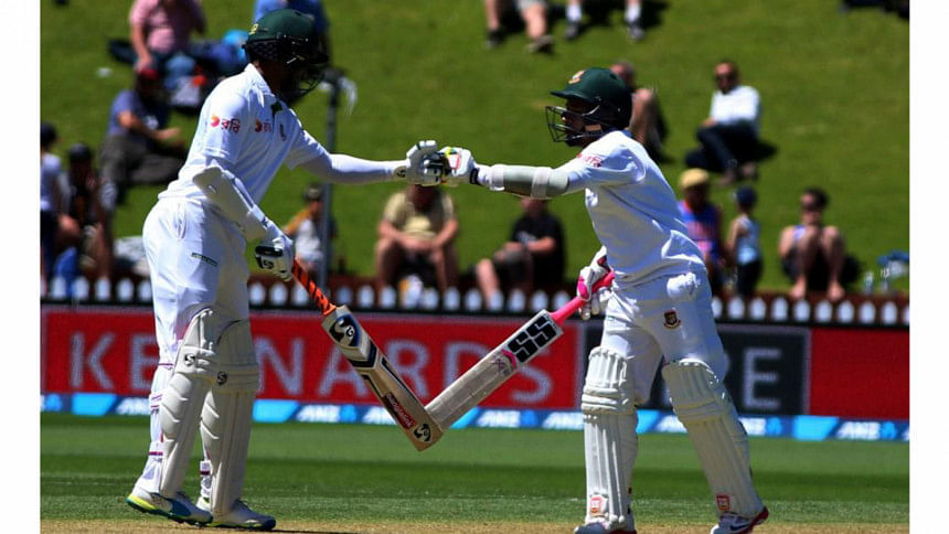 Bangladesh batsmen Shakib Al Hasan and Mushfiqur Rahim Bangladesh batsmen Shakib Al Hasan and Mushfiqur Rahim