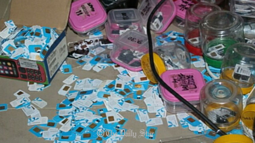 SIM cards VoIP equipment, Sankipara, Mymensingh, SIM cards, detention, arrest, Robi, Airtel, Grameen Phone, mobile operators