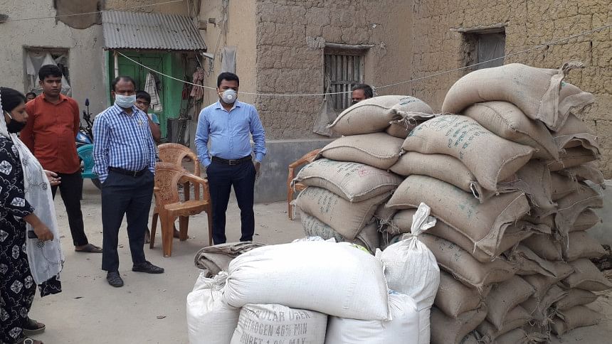 Relief rice seized Relief rice seized