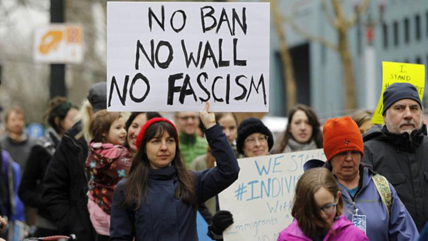 protest against travel ban protest against travel ban