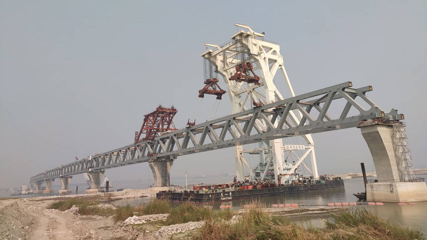 Padma bridge: 18th span installed; 2,700 metres now visible | The Daily ...