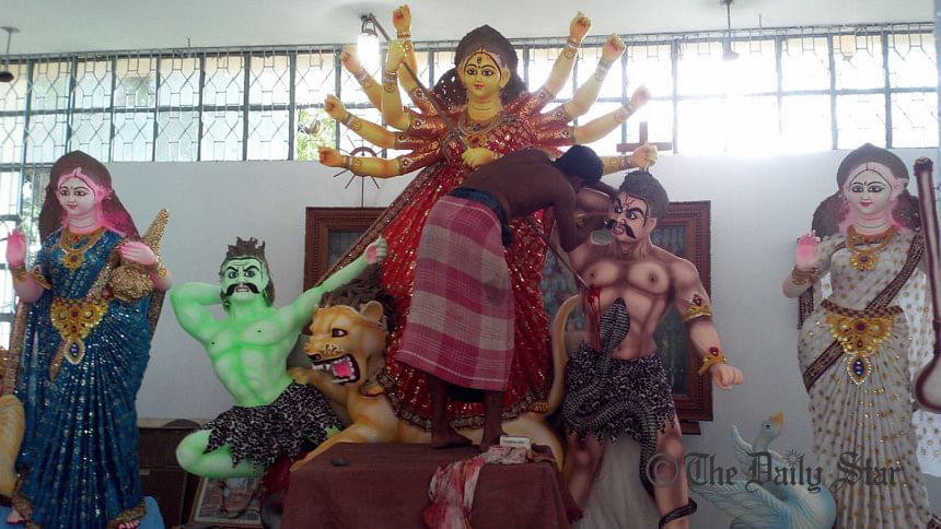 Preparations for Durga Puja Preparations for Durga Puja