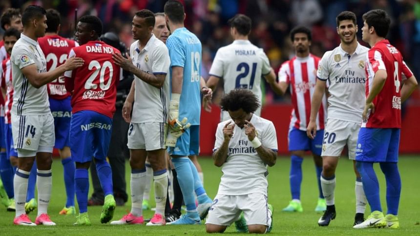 Real Madrid and Atletico Madrid Real Madrid and Atletico Madrid