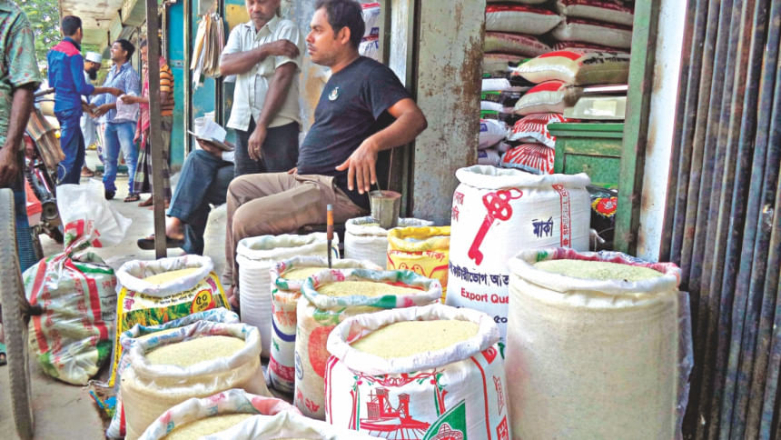 Rice market in Dinajpur rice price hike, flood