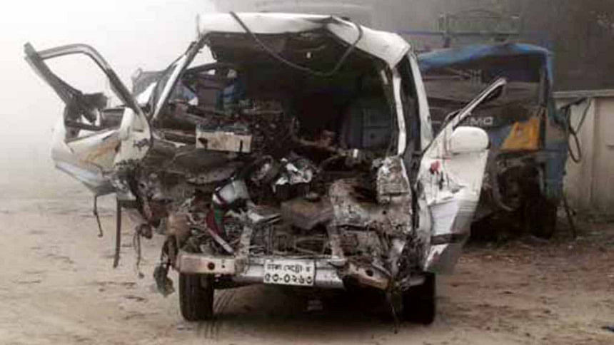 Road accidents kill 4 in Tangail Road accidents kill 4 in Tangail