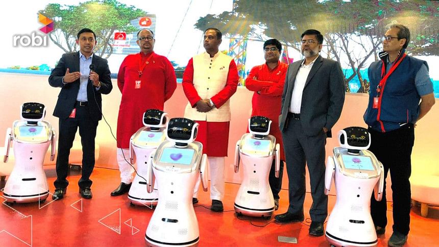 Robi introduces robot customer service Robi introduces robot customer service