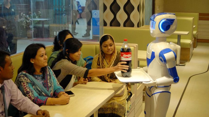 Bangladesh first robot restaurant launched Bangladesh first robot restaurant launched