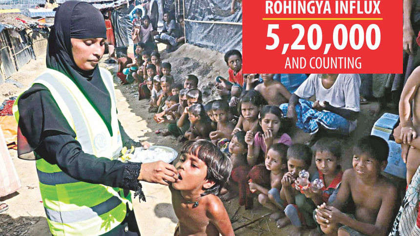 cholera vaccine at Thyangkhali Rohingya refugee camp cholera vaccine at Thyangkhali Rohingya refugee camp
