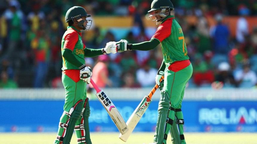 Crucial partnership between Mushfiqur Rahim and Shakib Al Hasan Crucial partnership between Mushfiqur Rahim and Shakib Al Hasan
