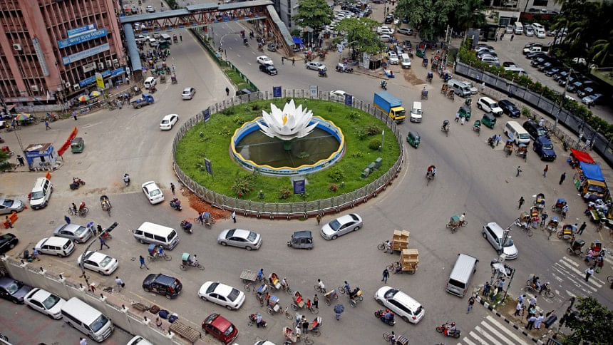 Shapla Square in Motijheel Shapla Square in Motijheel