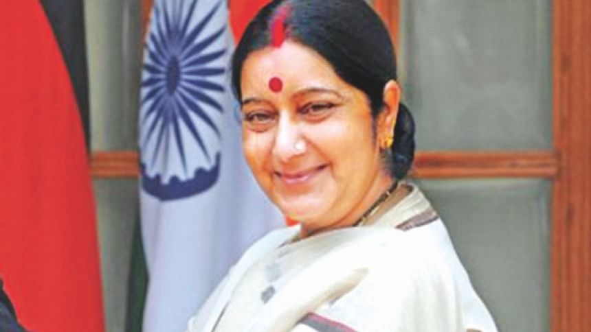 Indian External Affairs Minister Sushma Swaraj Indian External Affairs Minister Sushma Swaraj