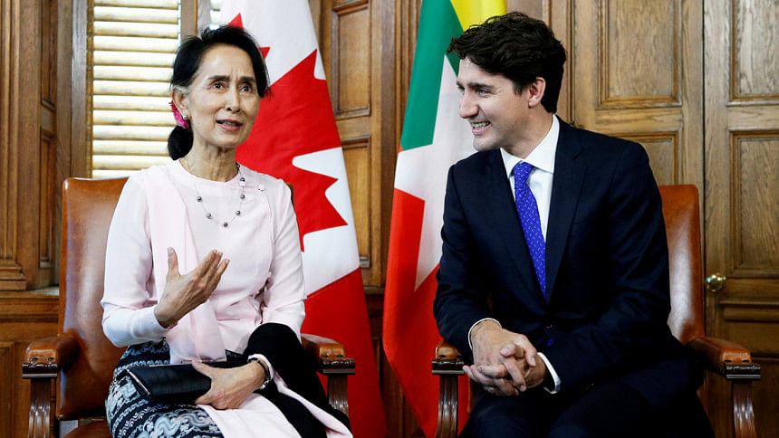Aung San Suu Kyi's honorary citizenship of Canada Aung San Suu Kyi's honorary citizenship of Canada