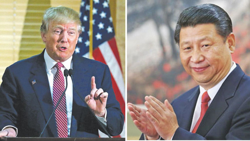 Donald Trump and Xi Jinping Donald Trump and Xi Jinping