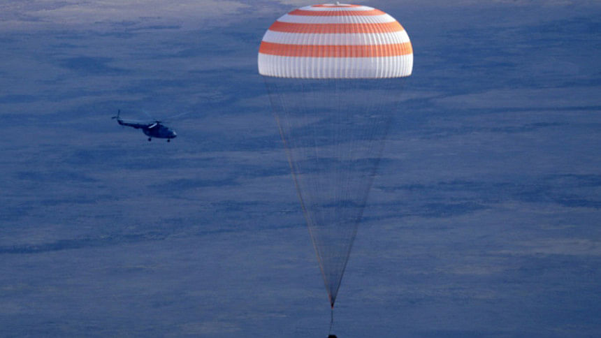 Russia's Soyuz MS space capsule Russia's Soyuz MS space capsule
